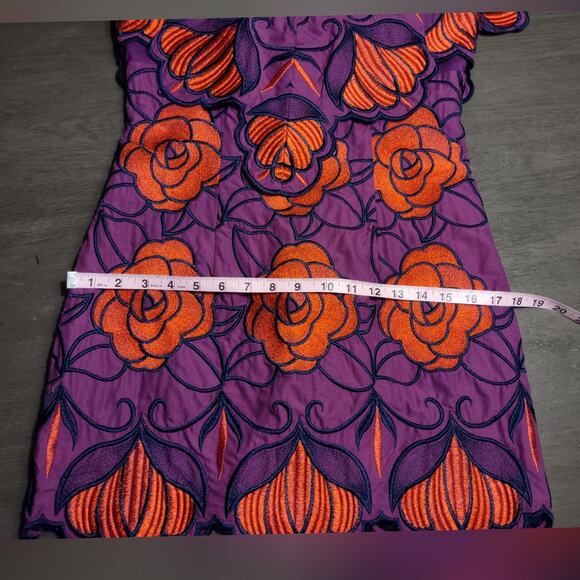 Alice McCall Ms Rose Embroidered Floral Mini Dress Size 6 - Picture 12 of 16